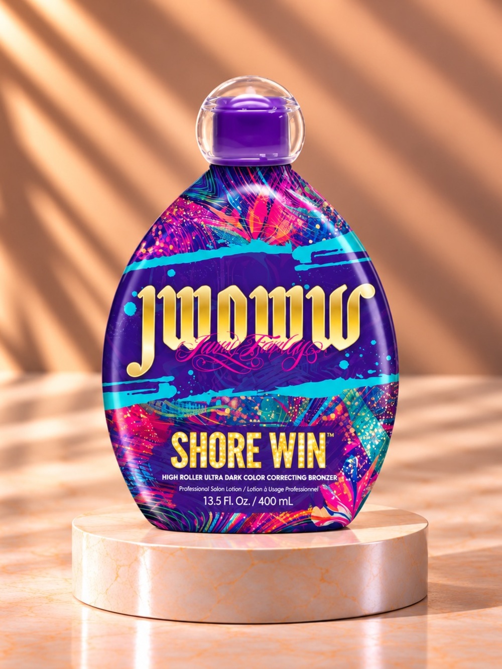 JWOWW Shore Win High Roller Ultra Dark Color Correcting Bronzer – 13.5 oz
